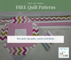 Free quilt patterns roundup with patchwork quilt blocks and fabric