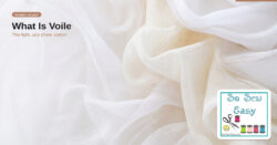 Draped voile fabric — So Sew Easy fabric guide