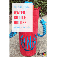 Color Block Fabric Water Bottle Holder Sewing Tutorial